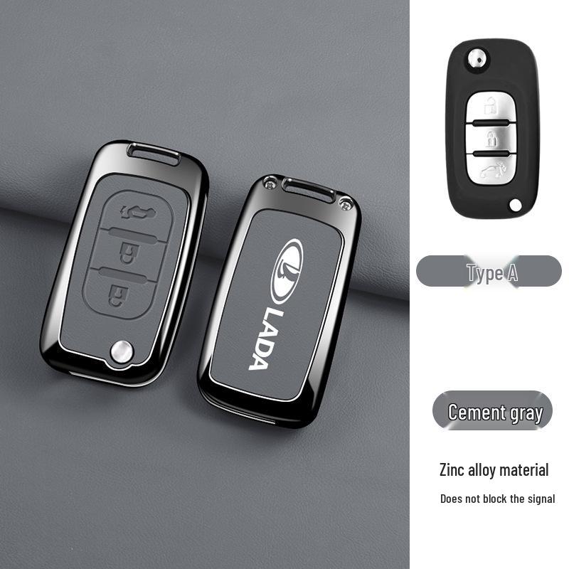 High-End Protective Key Case for Lada - Fashionable and Durable Cover with Buckle