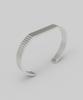 Reneobjet Win Edge Cuff Bracelet [Sterling Silver] 925 Sterling Silver Cuff Bracelet