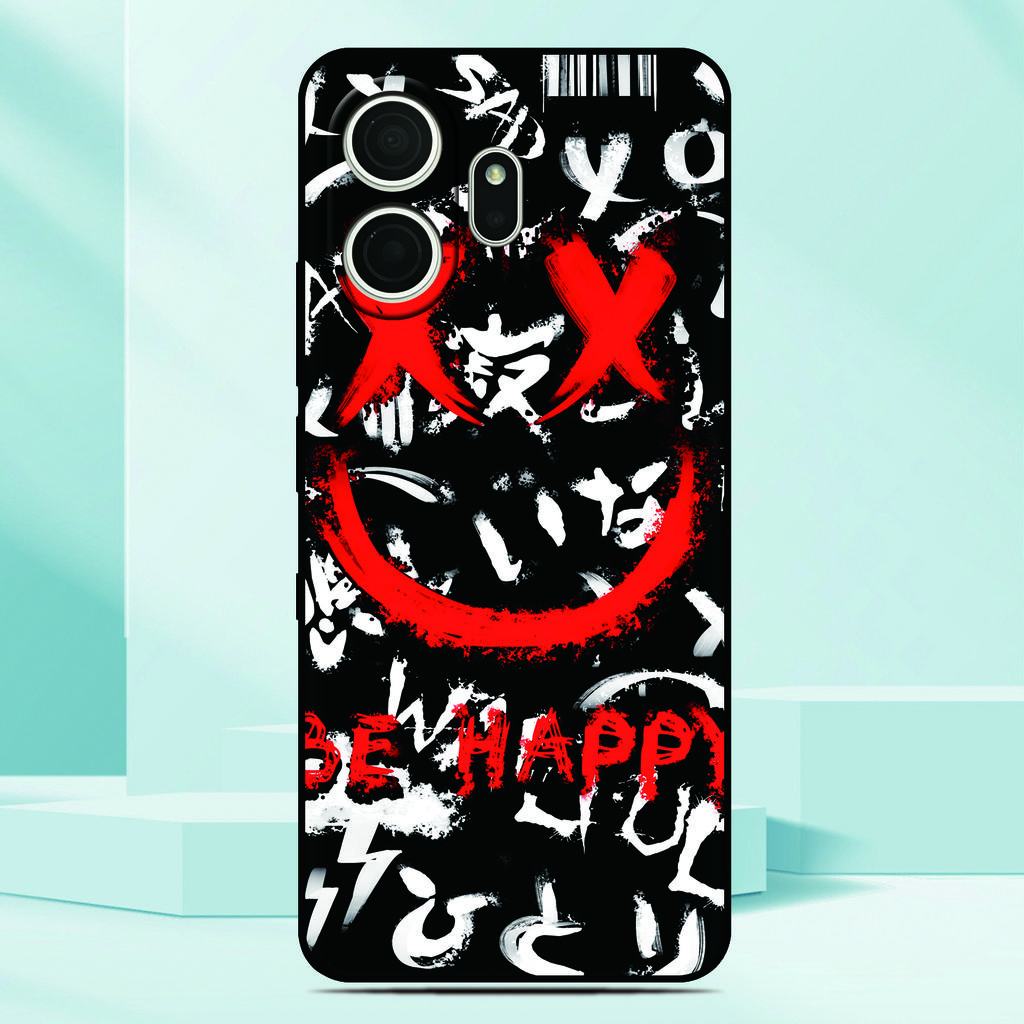 Anime Bad Boy Devil Phone Case For TCL NxtPaper 70 Pro 5G Painted TPU Black Back Cover Soft Silicone Funda Screen Protector Film