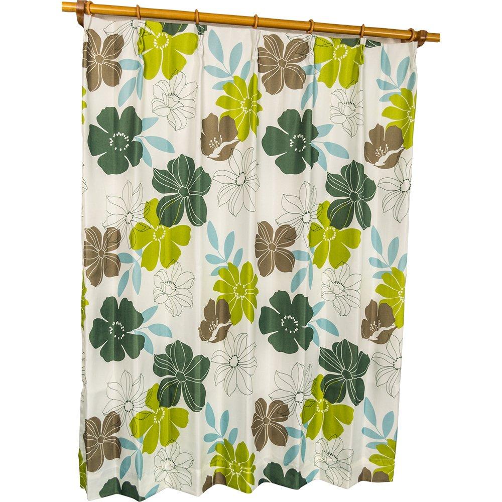 

Arie Shape Memory Blackout Washable Tropical Resort Set of 100 x 135 Green (Arie) Double-Layered Curtains, 20, 2, cm, зелёный