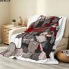 1PC Gachiakuta Patterned Flannel Blanket Suitable For All Seasons For Home Decor Warmth And Comfort Gifts Holiday Present