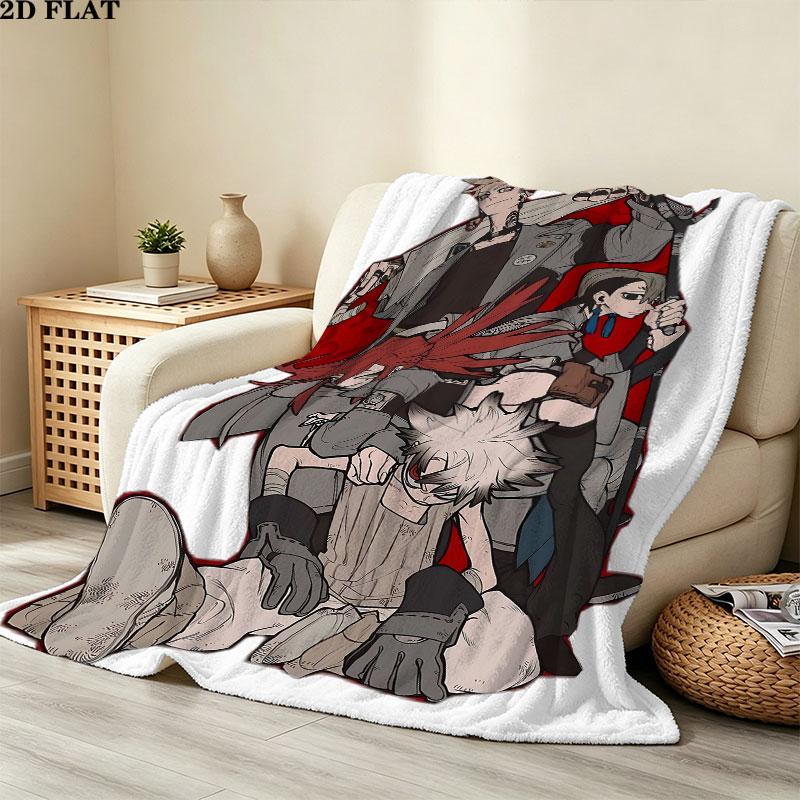 1PC Gachiakuta Patterned Flannel Blanket Suitable For All Seasons For Home Decor Warmth And Comfort Gifts Holiday Present