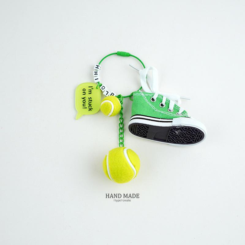 Unisex Bag Pendants Tennis Shoes Cute Kawaii Funny Fashionable Bag Accessories High-quality Multifunctional Keychains For Couple