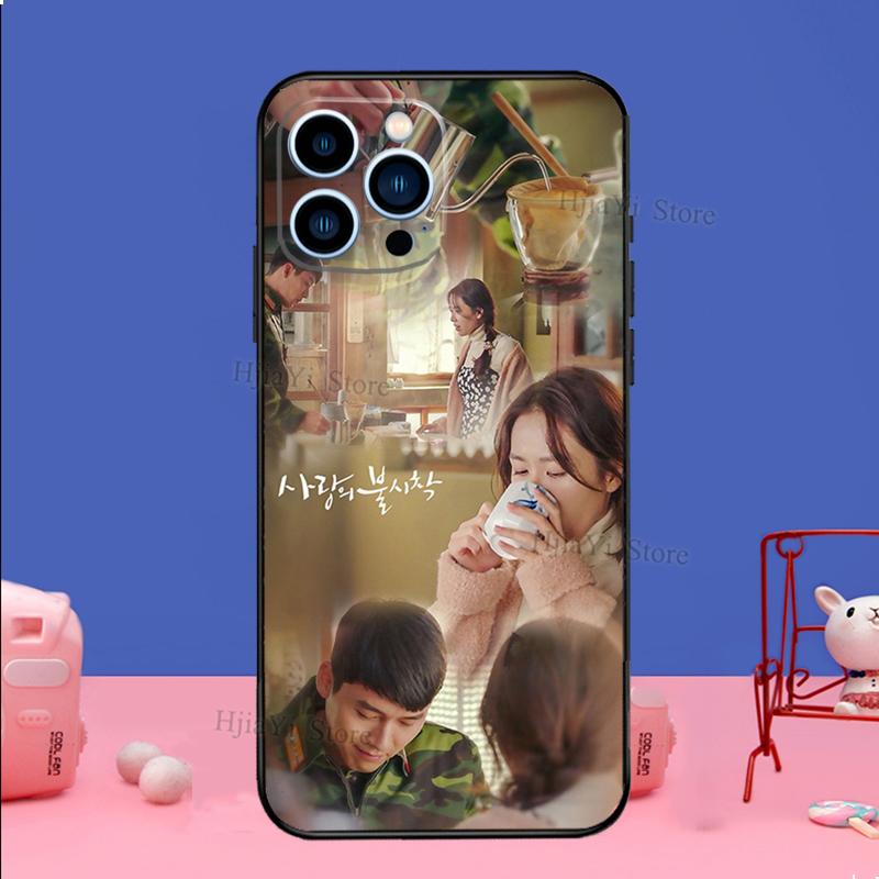 Crash Landing On You Phone Case For iPhone 16 15 12 13 Mini 11 14 Pro XS Max Plus X XR Silicone Cover