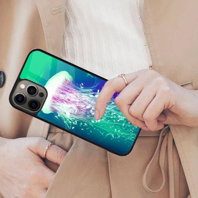 Jellyfish Ocean Sea Marine Magnetic Phone Case For APPLE iPhone 17 Air 16 14 13 12 Pro Max 15 Plus Wireless MagSafe Cover iPhone 14