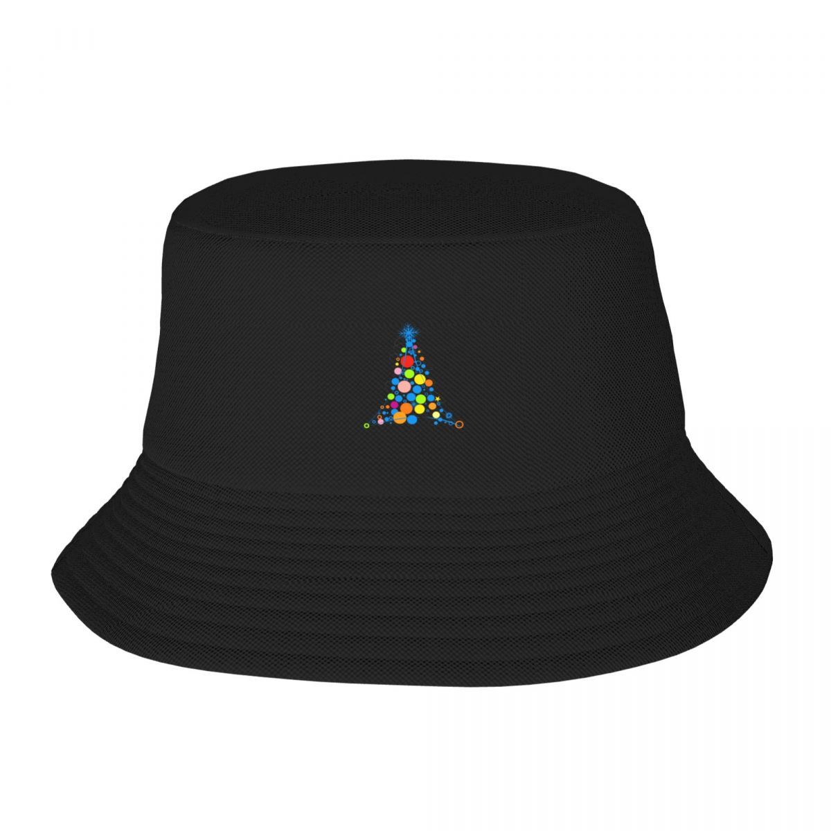 NEW Colorful Christmas Tree Christmas Decorating Trees Bucket Hat Summer Hats Trucker Hats Elegant Womens Hats Unisexs