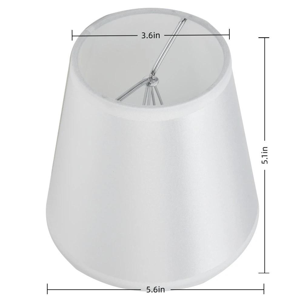 2PCS Fabric Lampshade Clip On Design Chandelier Lamp Shades Modern Small Lamp Shades  Wall Lamp