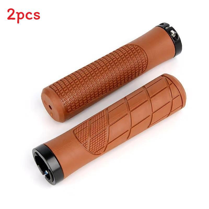 Bicycle Rubber Handlebar Grip With Antislip Silicone Sleeve For Mountain Bike Riding Accessories