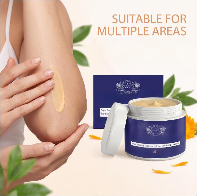 Skin soothing care cream, gentle moisturizing formula, moisturizes the body's dry skin, daily massage and comfortable application 100g