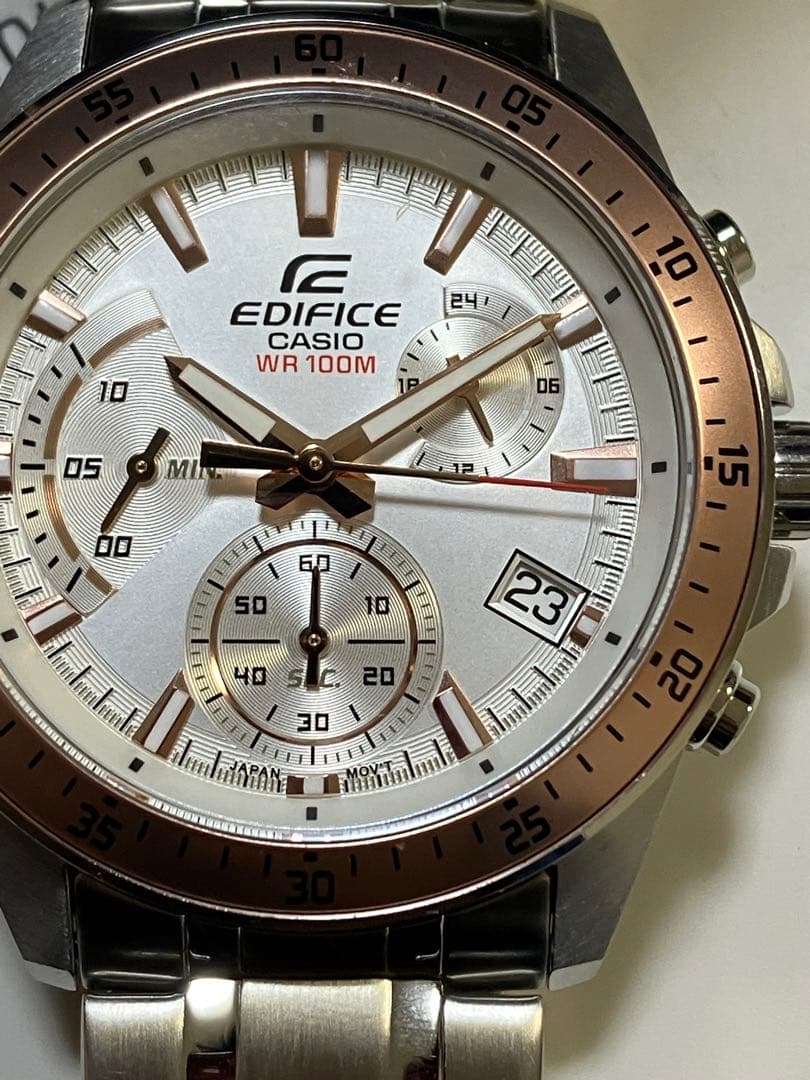 Casio Edifice wristwatch quartz type.