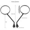 8mm Positive Thread Rearview Mirror for Niu Electric Scooter N1/N1S/M1/U1