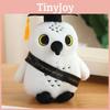 Plush Graduation Owl Toy  Doctoral Cap Embroidered Logo Academic Gift Keepsake