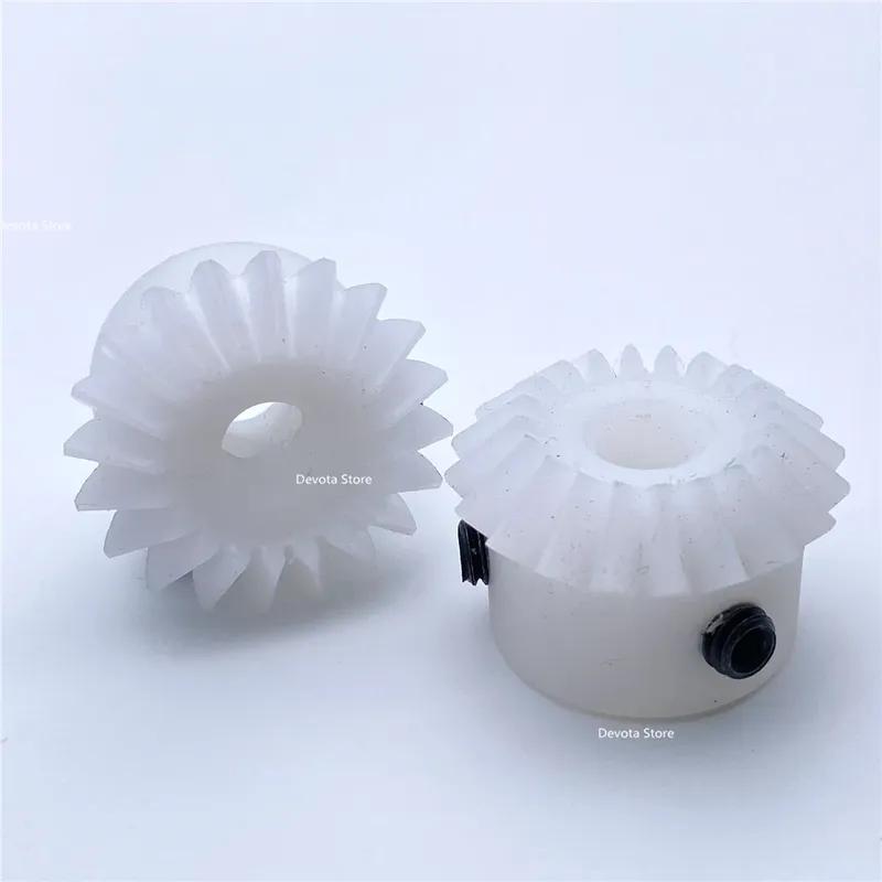 1.5M 20/25 Teeth POM Plastic Nylon Straight Bevel Gear 8/10mm Right Angle Transmission