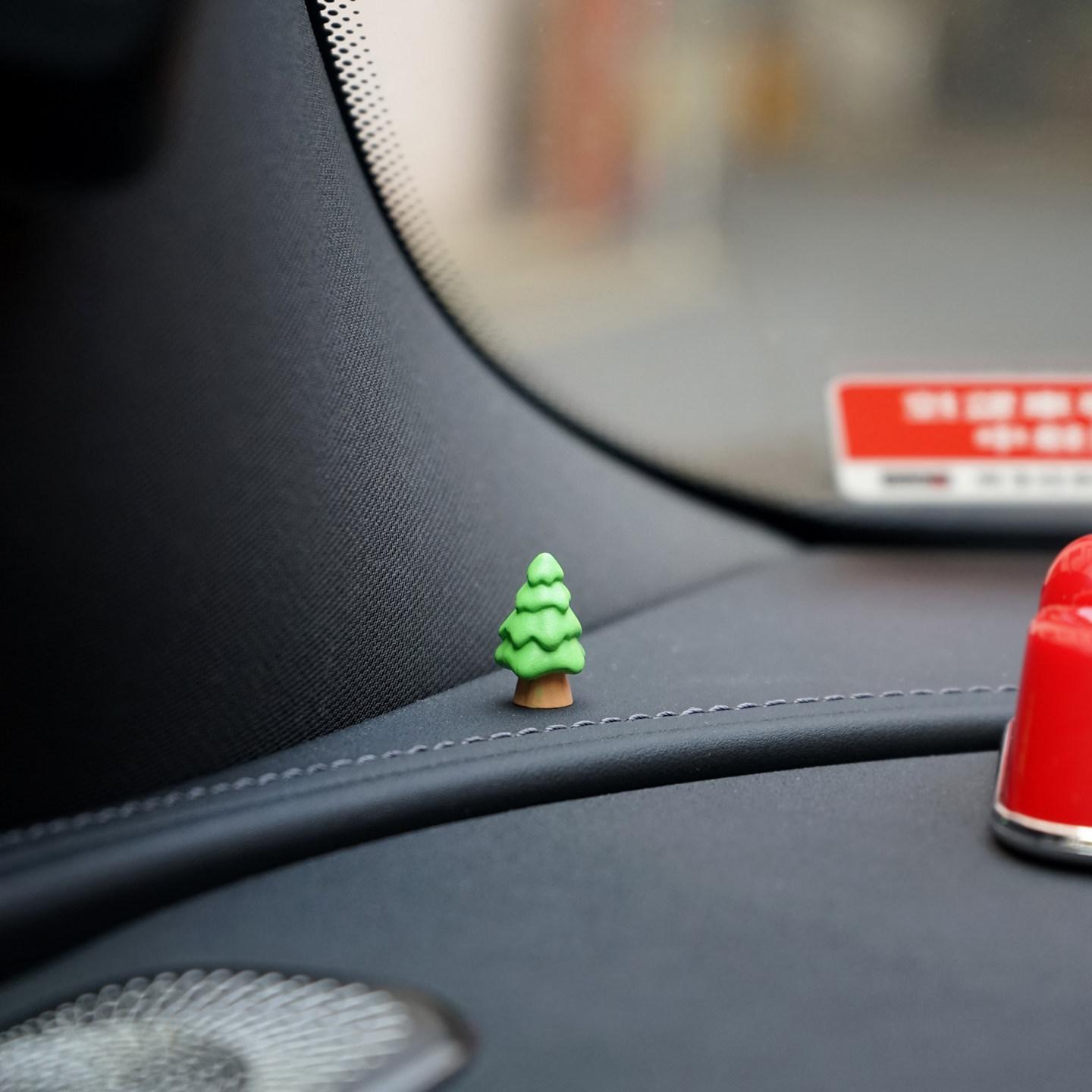 

Generic Mini Vacation Themed Car Dashboard Ornaments Resin House Tree Car Figurines Creative Interior Decor For Car Console