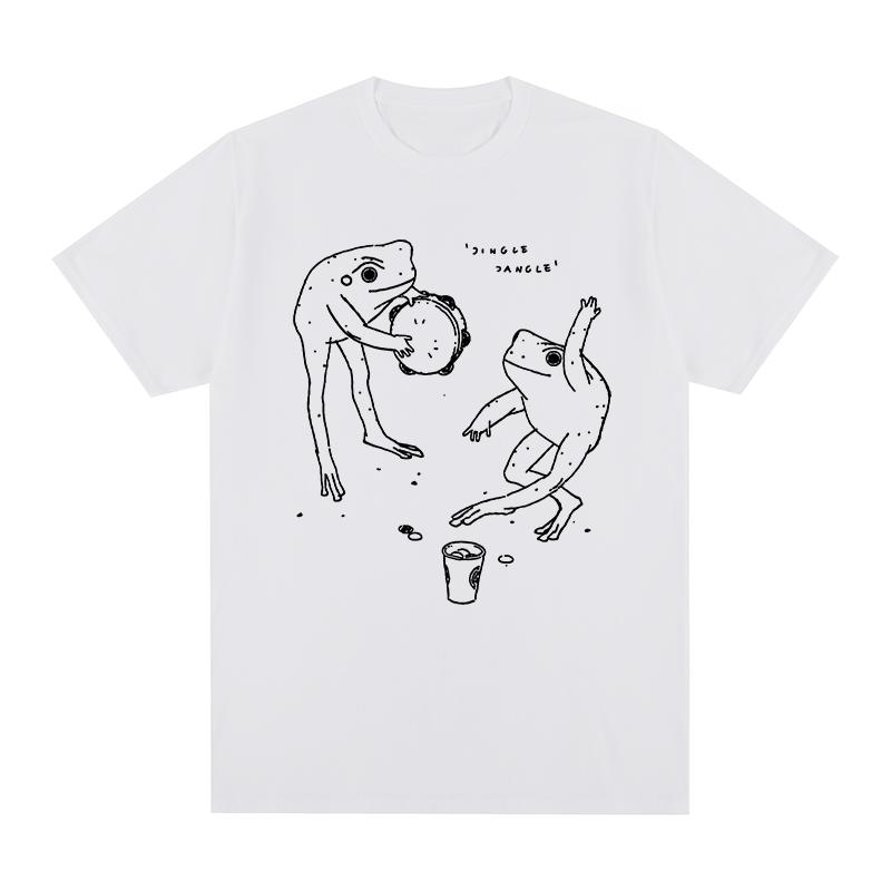 Frog Self Care Funny Vintage Tshirt Retro Cottagecore Clothing Cotton Men T shirt New Tee Tshirt Womens Tops S