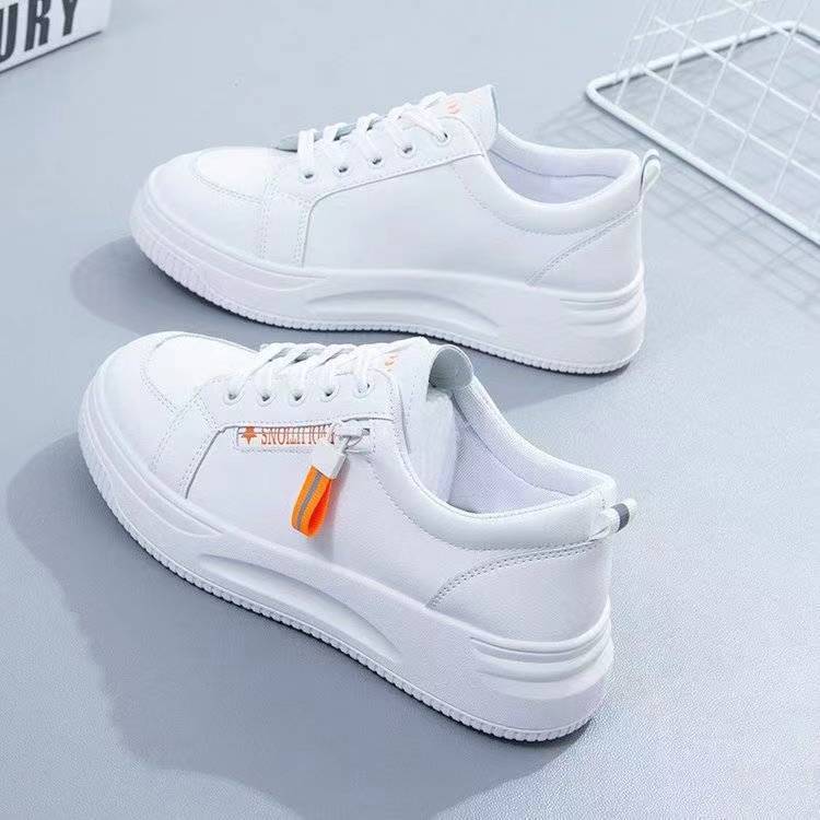 

Маленькие белые туфли женские 2024 весна новые корейская версия студенческая платформа повседневные кроссовки модные универсальные одинарные туфли обувь для скейтборда женская 35 оранжевый