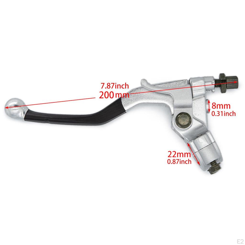 Clutch Lever Handle Perch Easily Install Left High Performance Metal Multipurpose 7/8 Inch for