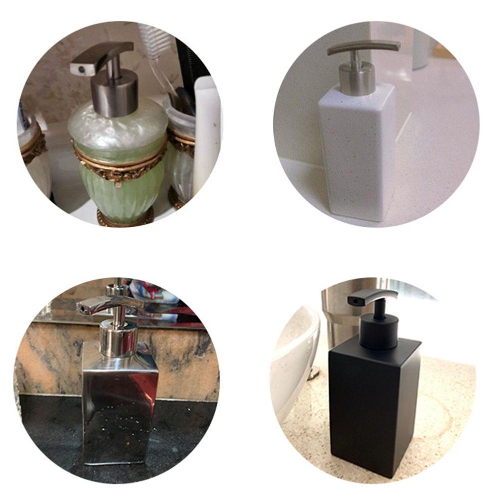 304 Stainless Steel Pump Head Bright Chrome/Nickel/Black Delicate Dispensers