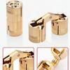 8*19mm ~ 16*33mm 1Pcs Cylindrical Hidden Gate Hinge Copper Invisible Hinges Cross Hinge Hidden Furniture Hardware