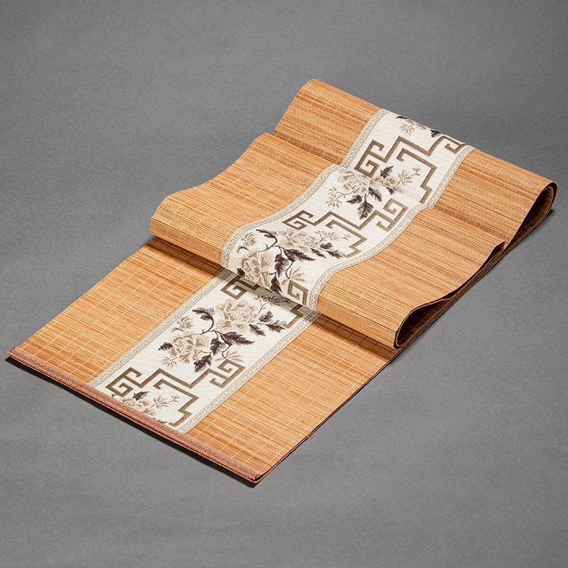 

Бамбуковая дорожка для стола, теплоизоляционная скатерть, винтажный китайский стиль, декоративная скатерть Camino De Mesa, бытовая противообрастающая пылезащитная крышка 30x60cm