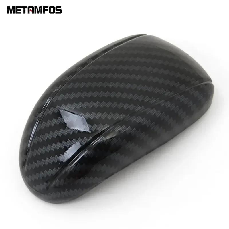 Interior Accessories For Mitsubishi Eclipse Cross 2017- 2024 2025 Carbon Fiber Gear Shift Knob Head Cover Trim Car Styling