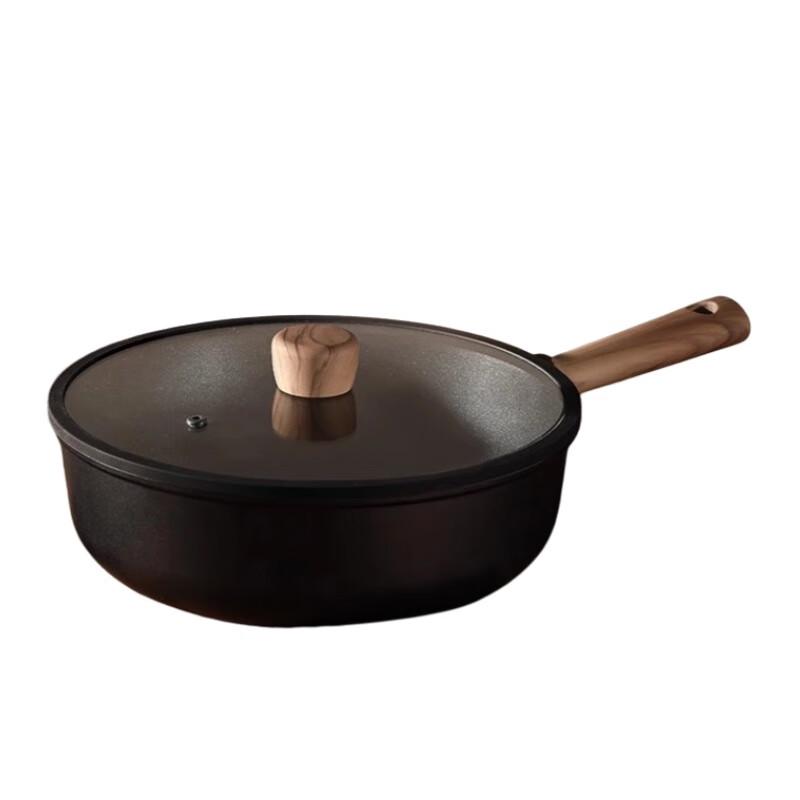 Sule 28cm Non-stick Deep Frying Pan with Lid