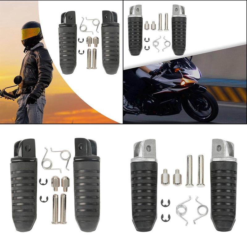 2x Motorcycle Front Footrests Front Foot Pegs for Suzuki GSX1400 B-king