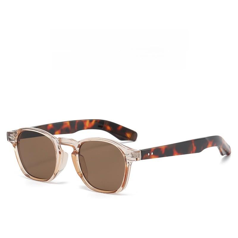 Vintage Round Sunglasses With Uv400 Protection For Outdoor Travel And Fashion Style