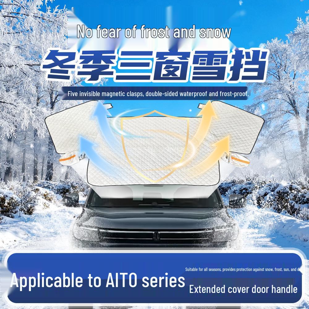 AITO M5/M7/M9 Car Sunshade - Heat & Snow Shield Front Windshield Cover. M7