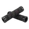 2er Set Fahrradlenkergriff-Set Anti-Rutsch Dual-Locking PU Bequemes Fahrradlenkergriff-Set 22,2 mm Schwarz mit farbiger Basis