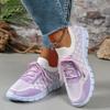 *Fashiable Thick Soled Comfortable Flat Shoes for Women Spring and Autumn New Mesh Breathable Elegant Casual Sports Shoes