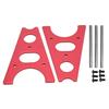 RC Car Lifting Tool Repair Wheel Lift Stand Decoration Part Universal for 18 110 RC Model CarRed