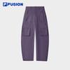 FUSION Women's Loose Fit Woven Cargo Pants