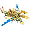 4 in 1 ninja dragon Mech Mini Model Action Figure Building Blocks Compatible Cartoon Anime Cities Kid Toys Gifts