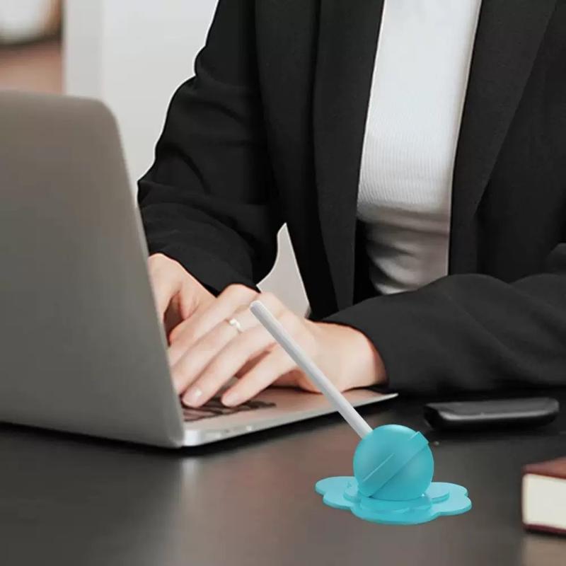 3D Printed Lollipop Pen Holder Cute Aesthetic Desk Organizer Portable Stationery Storage for Home Office School Kids Gift