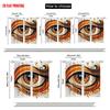 2pcs   Plane Printing Curtains Abstract Eye Polyester Easy Install (without Rod) Home Decor Ldeal for Bedroom Living Room