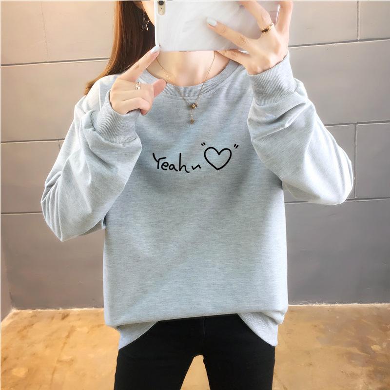 

Женский свитшот Autumn Light, Топы с принтом, Женские пальто размером с тарелку с круглым вырезом M серый