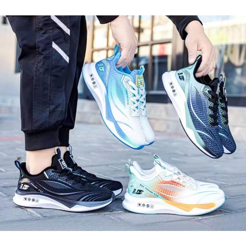 Men's Summer New Arrival Fly-Knit Mesh Casual Shoes – Breathable Cushioned Athletic Sneakers, Soft-Sole Student Shoes, Lightweight Running Footwear
