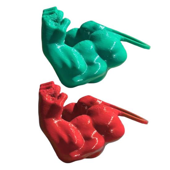 Juguetes de Broma de Brazo de Pollo para Pollos Domésticos Diseño con Dedo Medio Levantado y Puño Cerrado