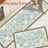 Pvc Long Rectangular Kitchen Floor Mat Waterproof Oilproof Nonslip For House Kitchen