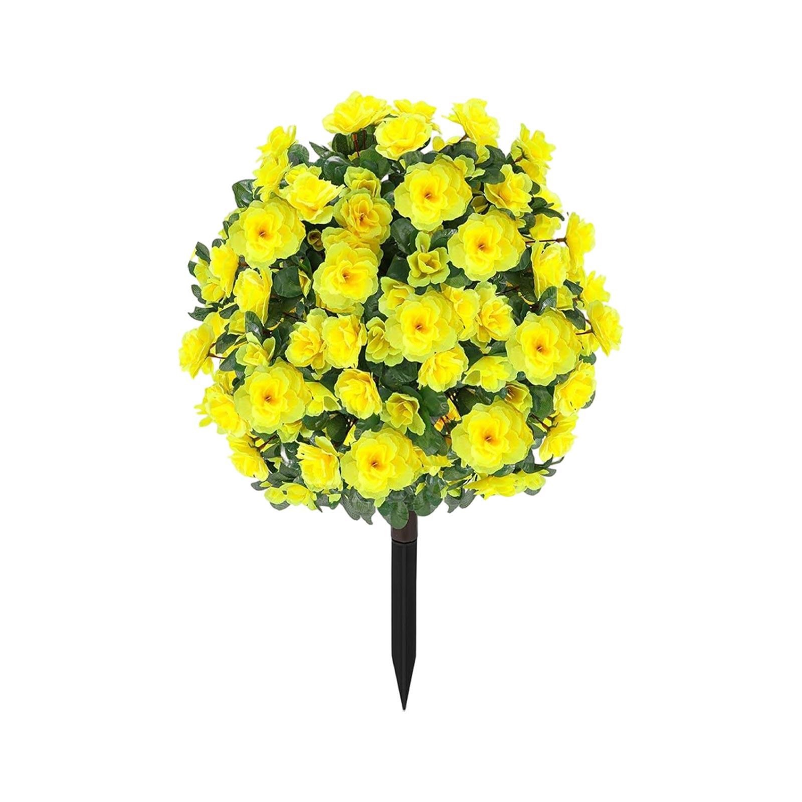 

Rhododendron Artificial Flower Solar Flower One Size жовтий