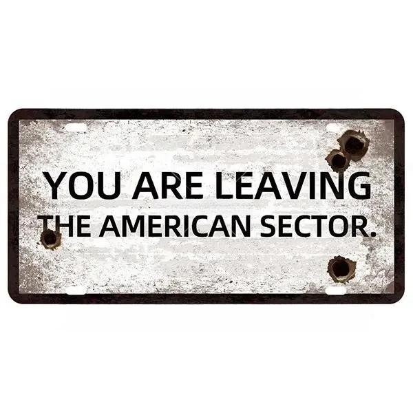 Vintage Berlin City Plate War Aluminum Sign Store Bar Metal Home Club Man Cave Pub Decor Painting Plaques Poster Wall Decoration