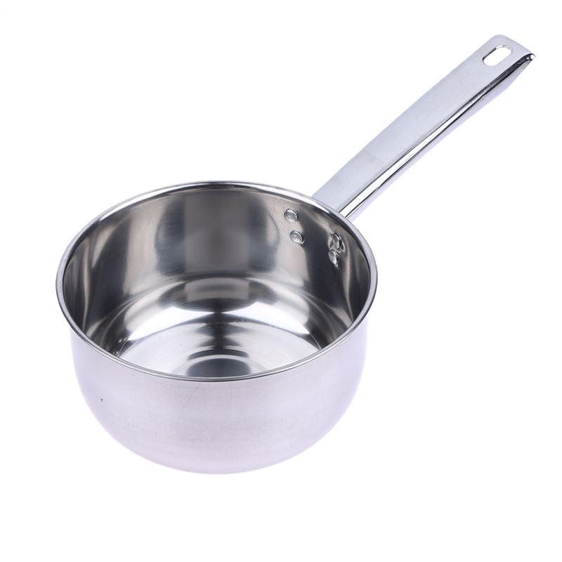 Stainless Steel Water Ladle Pan Pot Thickening Non-Stick Suop Pan With Handle Or Plastic Ladle Household Kitchen Cooking Gadgets