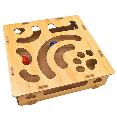 Good-Cat Labyrintová krabička se zvonkem a míčkem, Zábavná a zábavná, Kočka hrabající díry