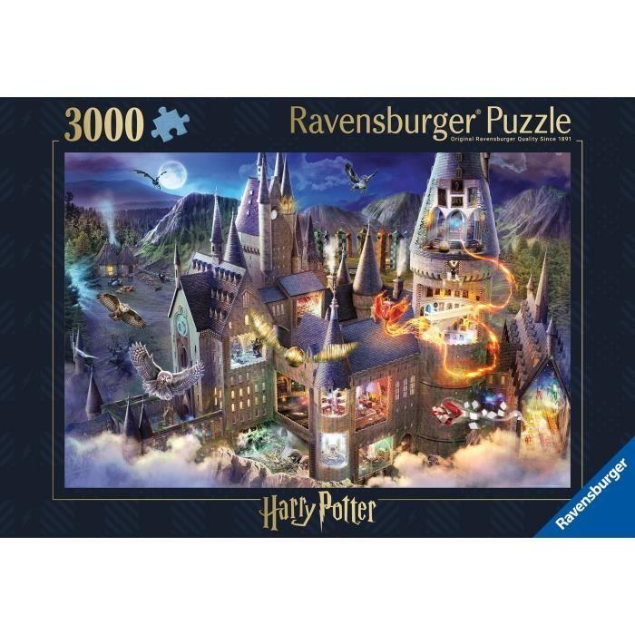 Puzzle 3000 pièces Vue sur le château de Poudlard / Harry Potter, dès 14 ans, 17561, Ravensburger