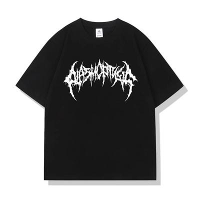 Damen Goth Grafik Streetwear T-Shirts Herren Sommer Print Harajuku Kurzarm Baumwoll Oberteil T-Shirt Oversize T-Shirt Unisex