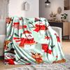 1pc Snowman Blanket Warm, Cozy, And Soft, Suitable for Sofas, Beds, Cars, And Office Use.Perfect for Camping And Travel, Making It a Great Gift for An