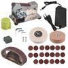 A60ZEU Plug,Belt Sander,Adjustable Speed Electric Knife Sharpener,15Degree Belt Grinder,Power Belt Sander For Woodworking Durabl