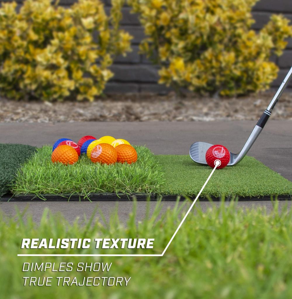 GoSports Foam Golfové cvičné míče Balení 16 realistických míčků pro vnitřní nebo venkovní lety Omezené použití –