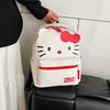 Miniso Women's Fashion Backpack Cartoon Fashion White Kitten Design Suitable for Commuting To Work and Traveling, Also A Sweet Birthday Gift for Women